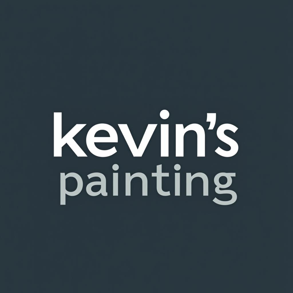  design a logo, in a minimalism style. painting service , with the text 'kevin’s painting '.