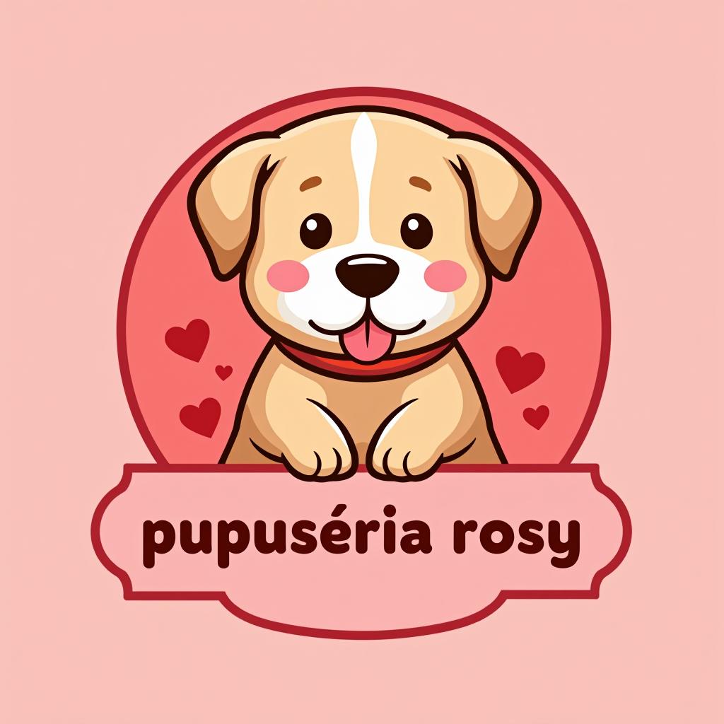  design a logo, nosecito un logo de venta de pupusas y que tenga como nombre pupuseria rosy, with the text 'pupuseria rosy'.