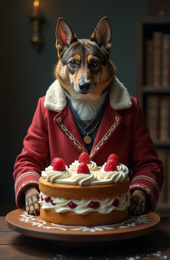  bolo de aniversário pinguim hyperrealistic, full body, detailed clothing, highly detailed, cinematic lighting, stunningly beautiful, intricate, sharp focus, f/1. 8, 85mm, (centered image composition), (professionally color graded), ((bright soft diffused light)), volumetric fog, trending on instagram, trending on tumblr, HDR 4K, 8K