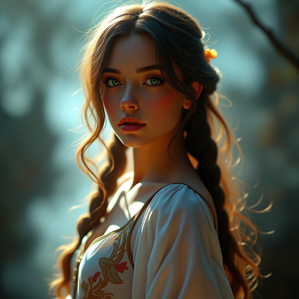  girl, art hyperrealistic, full body, detailed clothing, highly detailed, cinematic lighting, stunningly beautiful, intricate, sharp focus, f/1. 8, 85mm, (centered image composition), (professionally color graded), ((bright soft diffused light)), volumetric fog, trending on instagram, trending on tumblr, HDR 4K, 8K