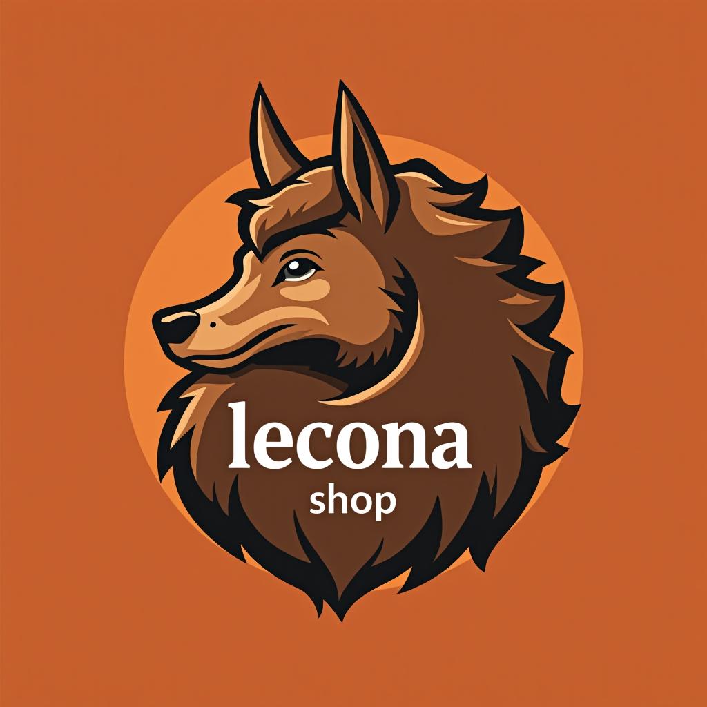  design a logo, ropa, with the text 'lecona shop'.