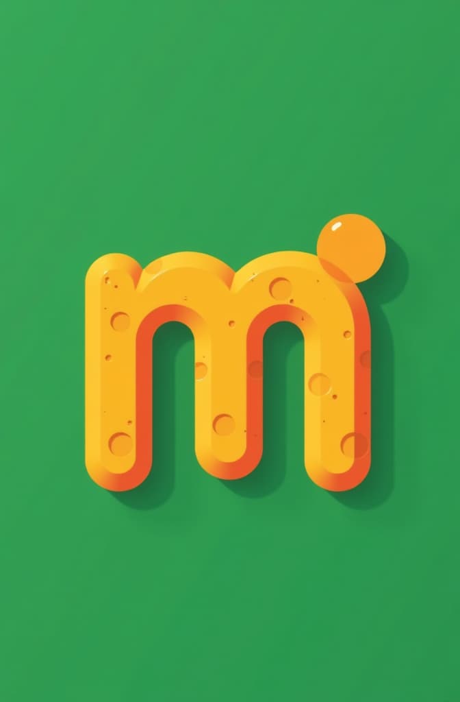  flat illustration, flaticon, (illustration:1.15), creative design, minimalistic logo for fastfood "tasty and period", make letter “m”, use fried chicken, fry and ketchup, green yellow and red colors ar 2:3, [cory loftis, strobist, pascal campion :: 0.2]