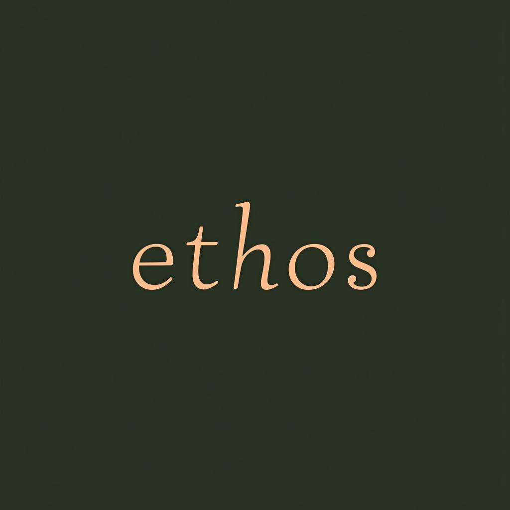  design a logo, logo para “ethos”, tienda de alimentos saludables, organicos y artesanales. elegante, sofisticado, clasico y simple.