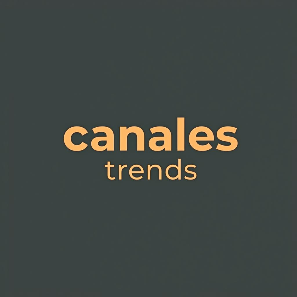  design a logo, , with the text 'canales trends'.