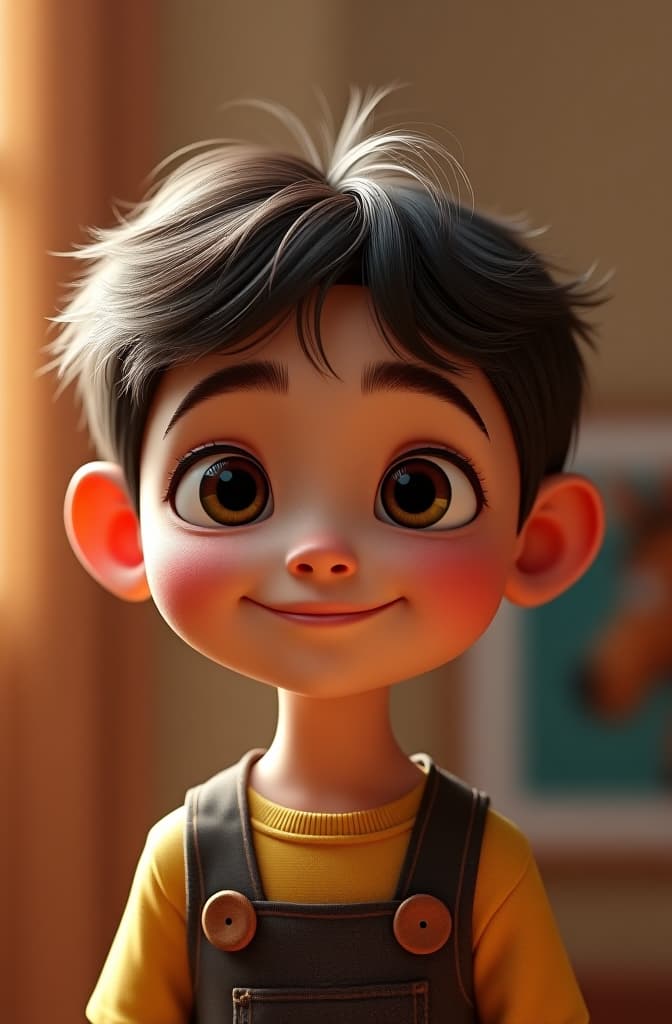  انمي, disney pixar poster, pixar movie style, animated disney cartoon face, disney face, portrait, cute face, round face, cartoon character, disney character, disney animated movies, disney pixar hyperrealistic, full body, detailed clothing, highly detailed, cinematic lighting, stunningly beautiful, intricate, sharp focus, f/1. 8, 85mm, (centered image composition), (professionally color graded), ((bright soft diffused light)), volumetric fog, trending on instagram, trending on tumblr, HDR 4K, 8K