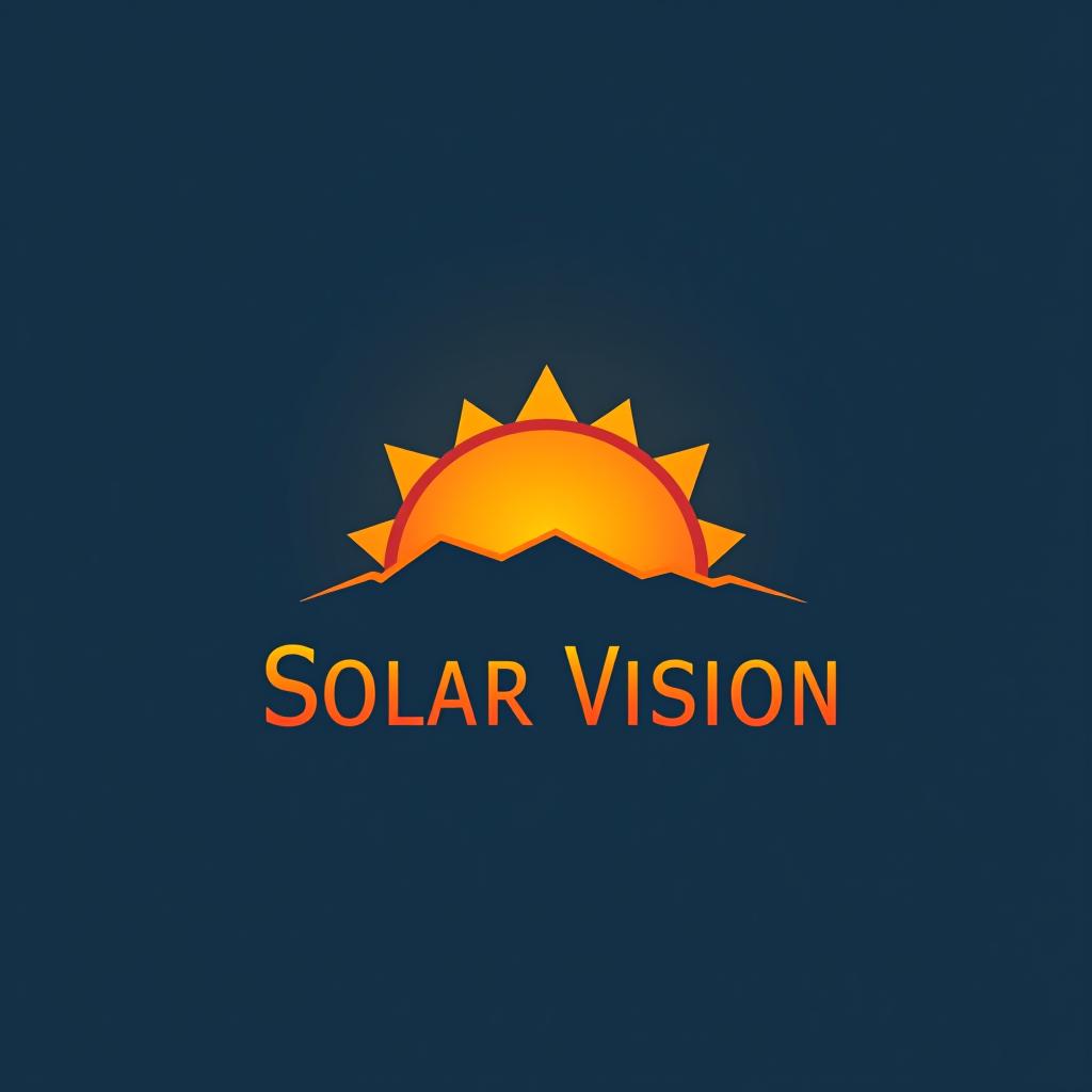  design a logo, logo for solar sistem industrie bussines named solar vision