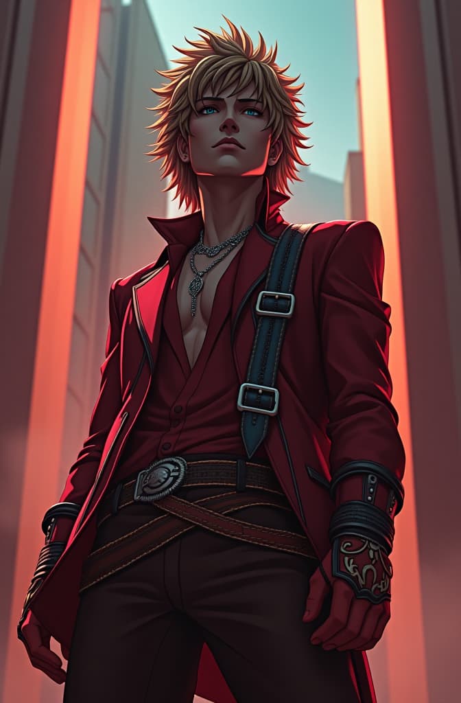  bon jovi anime hyperrealistic, full body, detailed clothing, highly detailed, cinematic lighting, stunningly beautiful, intricate, sharp focus, f/1. 8, 85mm, (centered image composition), (professionally color graded), ((bright soft diffused light)), volumetric fog, trending on instagram, trending on tumblr, HDR 4K, 8K