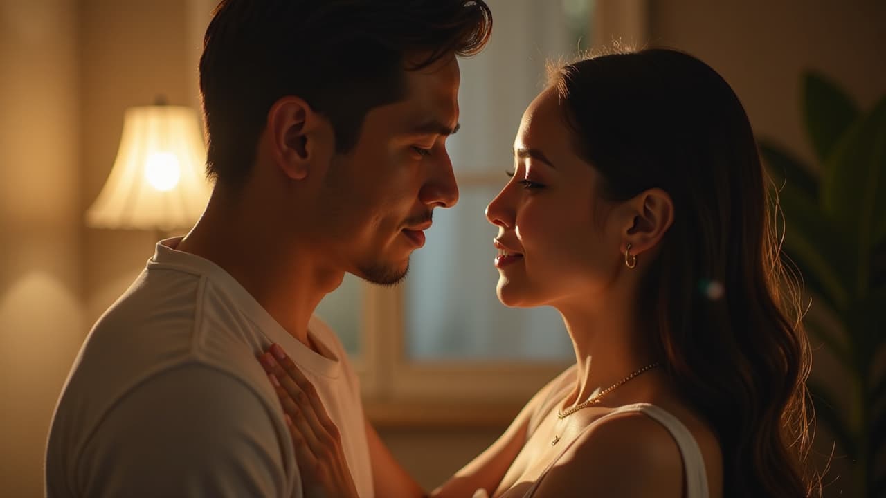  a filipino man hitting his wife, high quality, high details, hd, perfect composition, 4k epic detailed, highly detailed, sharp focus, high resolution