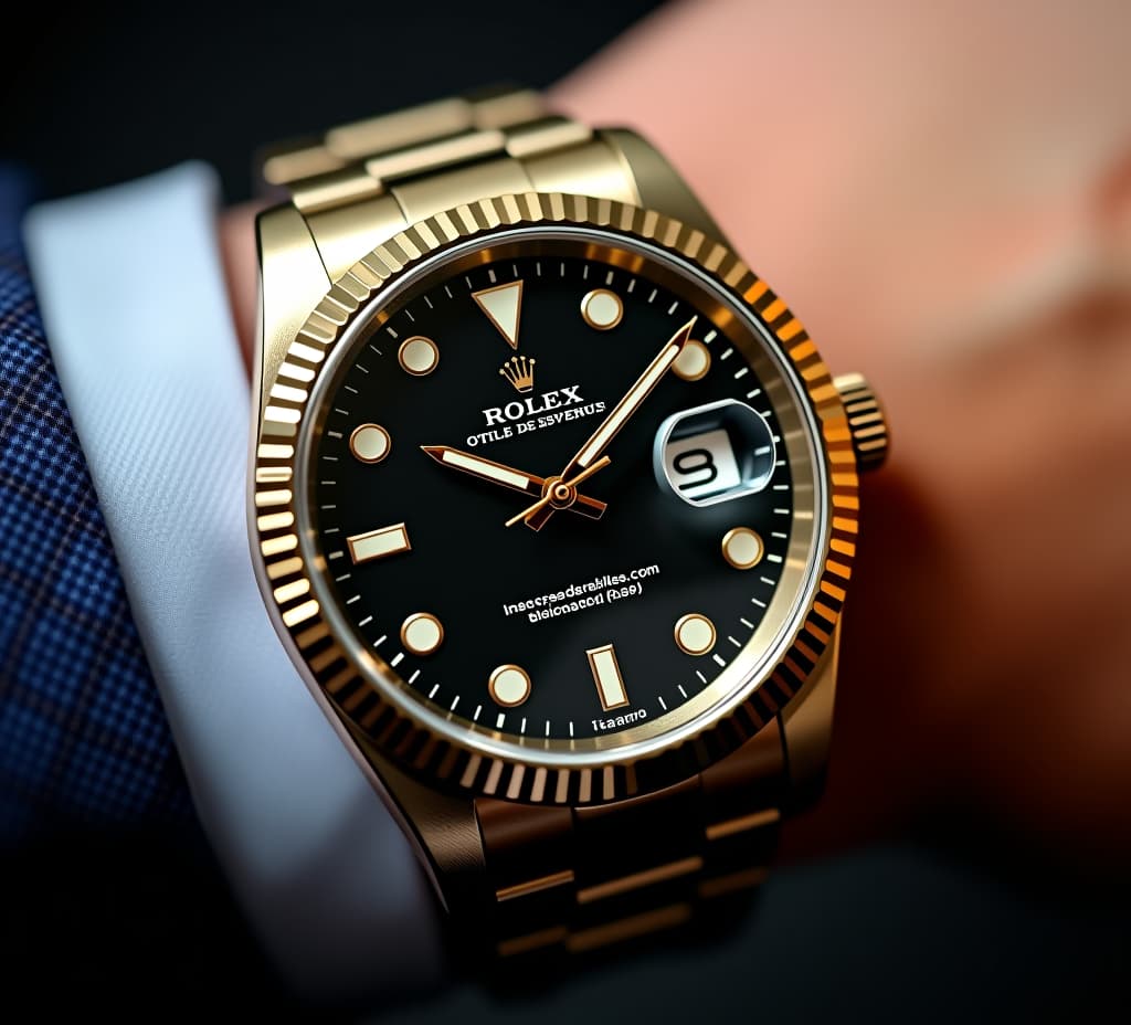  a rolex watch with "do konca!" written on it