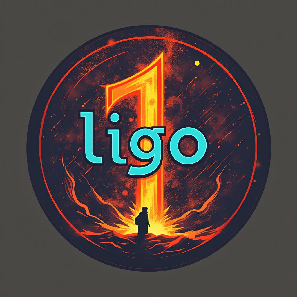  design a logo, , with the text 'ligo 1'.