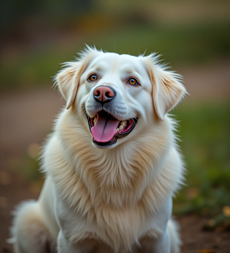  white dog