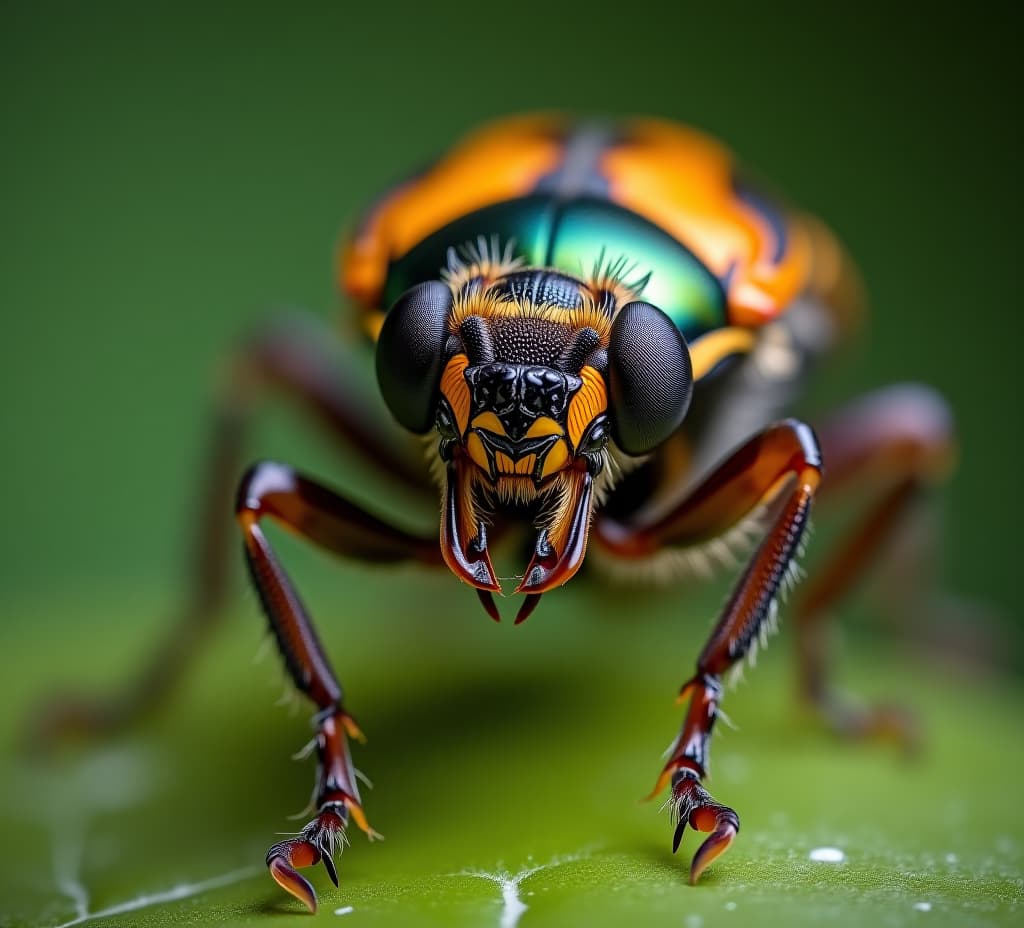  a close up of a bug