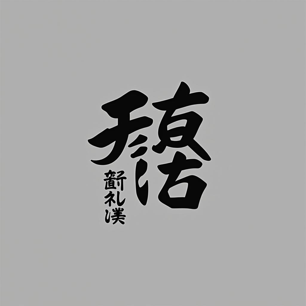  design a logo, 彗星　溶ける　波紋, with the text '一東酔静'.