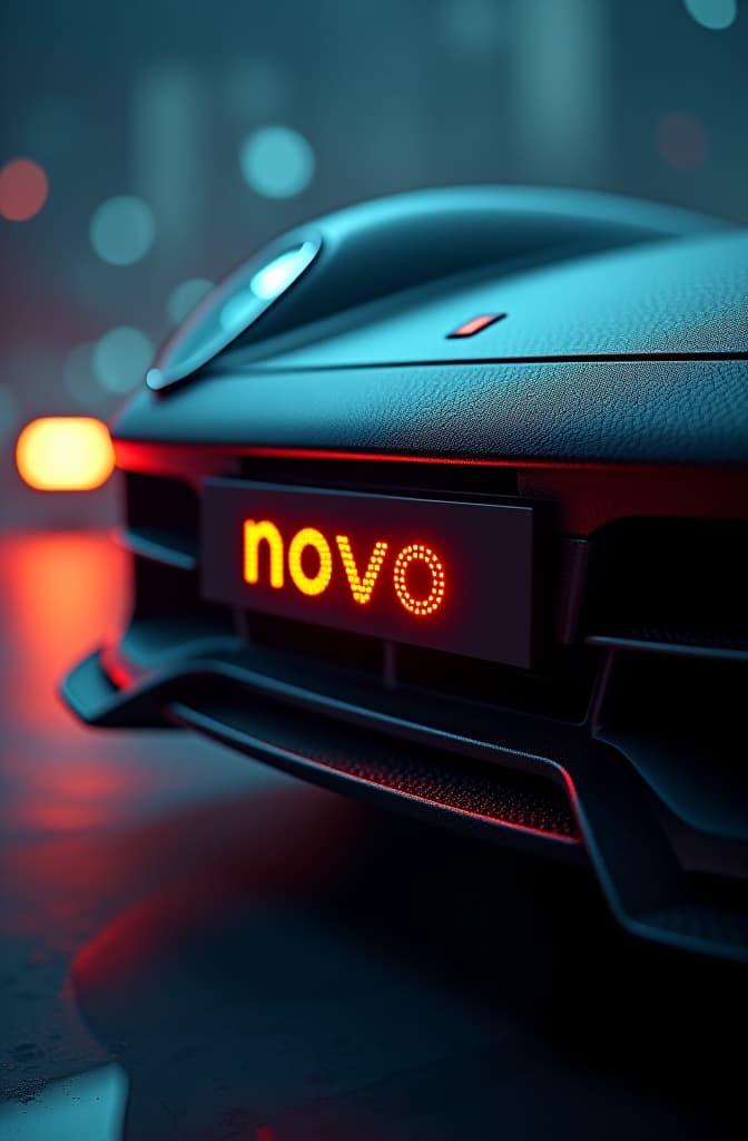  logo de una automotriz que se llame "auto novo" hyperrealistic, full body, detailed clothing, highly detailed, cinematic lighting, stunningly beautiful, intricate, sharp focus, f/1. 8, 85mm, (centered image composition), (professionally color graded), ((bright soft diffused light)), volumetric fog, trending on instagram, trending on tumblr, HDR 4K, 8K