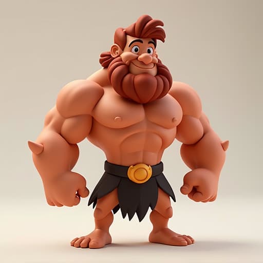  hercules disney style, 3d lowpoly