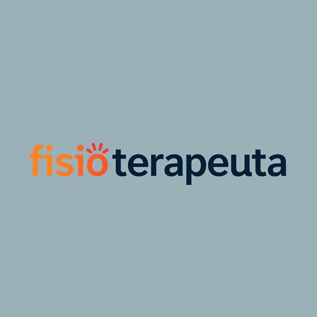  design a logo, , with the text 'fisioterapeuta '.