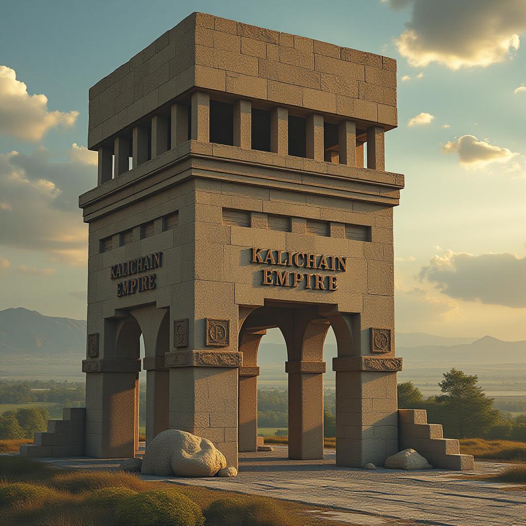  building an empire with the words 'kalichain empire'