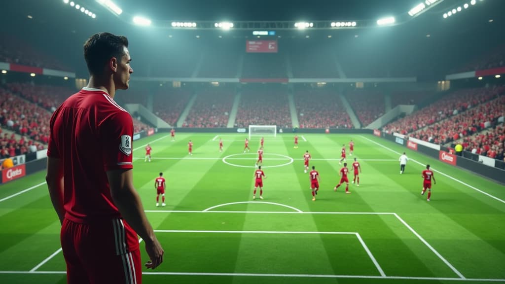  **prompt:** create a hyper realistic image showcasing bayer leverkusen's tactical masterpiece against bayern munich. the scene should feature granit xhaka revealing the secrets of leverkusen's defensive strategy under coach xabi alonso. show xhaka and his team implementing psycho trickery and tactical finesse to slow down bayern's offensive play. include visual elements like a detailed tactical board with strategic diagrams, leverkusen players executing defensive maneuvers with precision, and xa