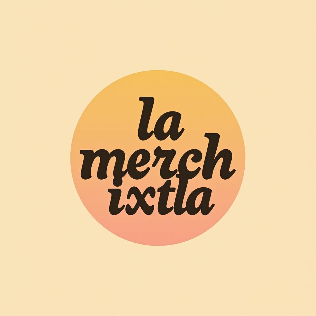  design a logo, logo para tienda de ropa de marca exclusiva , with the text 'la merch ixtla '.