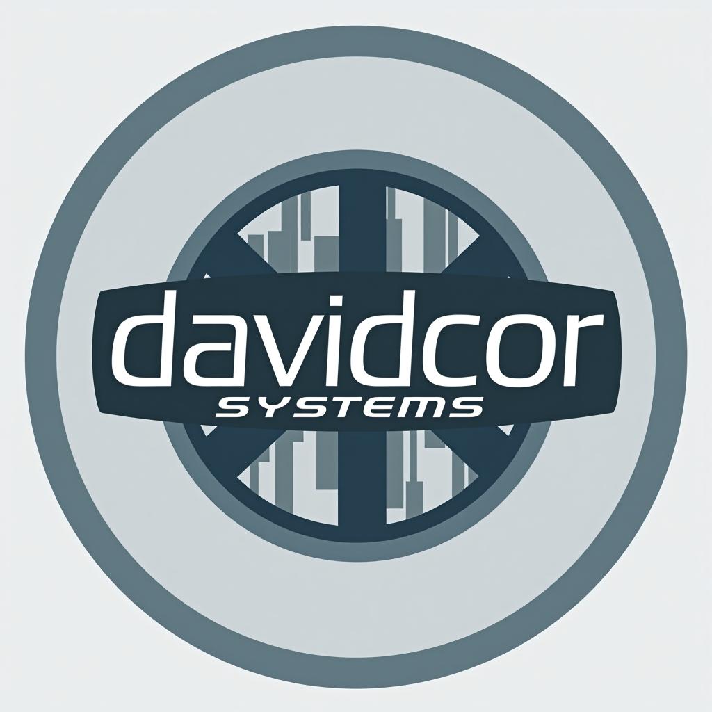  design a logo, make a logo for a pipeline company , with the text 'davidcor systems'.