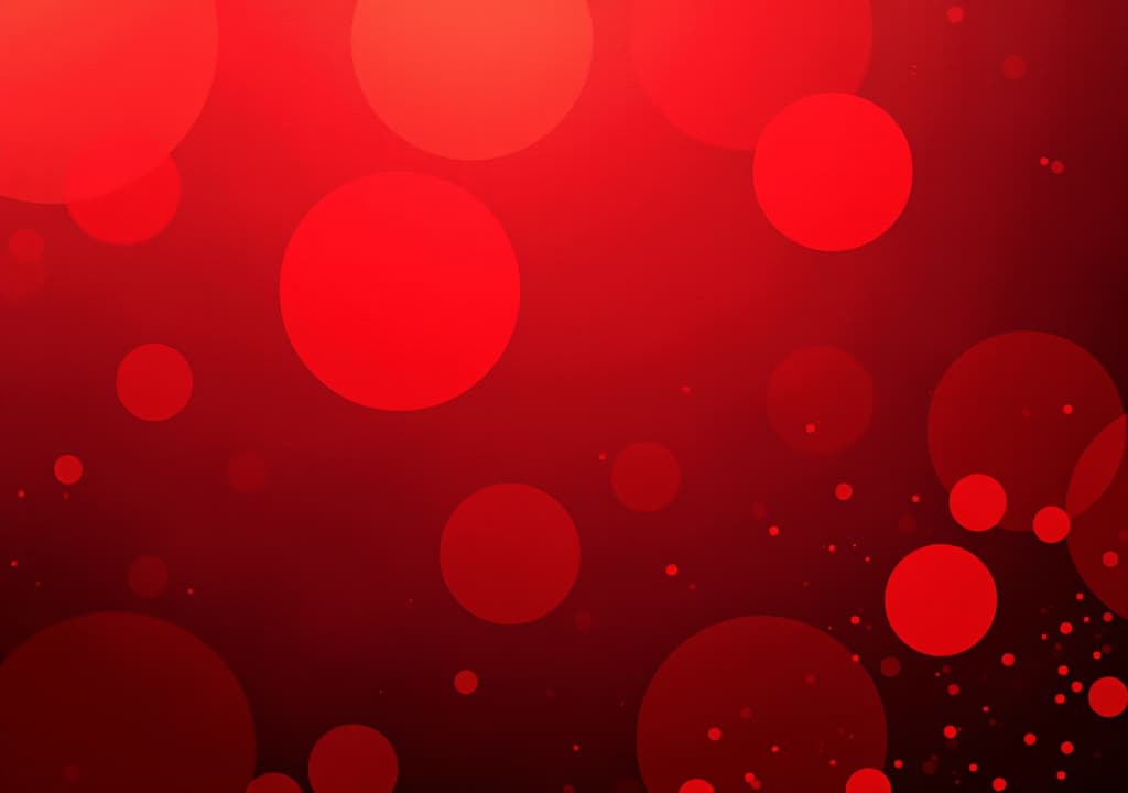  abstract red background or banner with circles and texture.