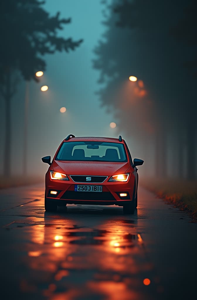  seat alhambra (car) as a spanish cartoon hyperrealistic, full body, detailed clothing, highly detailed, cinematic lighting, stunningly beautiful, intricate, sharp focus, f/1. 8, 85mm, (centered image composition), (professionally color graded), ((bright soft diffused light)), volumetric fog, trending on instagram, trending on tumblr, HDR 4K, 8K