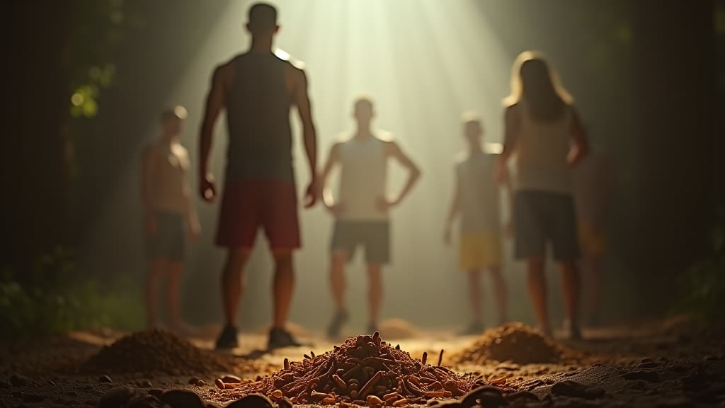  scenes about health and fitness, a graphic representation of clove usage from ancient times to present day, illustrating its long standing health benefits. hyperrealistic, full body, detailed clothing, highly detailed, cinematic lighting, stunningly beautiful, intricate, sharp focus, f/1. 8, 85mm, (centered image composition), (professionally color graded), ((bright soft diffused light)), volumetric fog, trending on instagram, trending on tumblr, HDR 4K, 8K