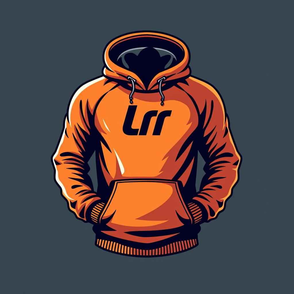  design a logo, diseño de ropa deportiva, with the text 'lr'.