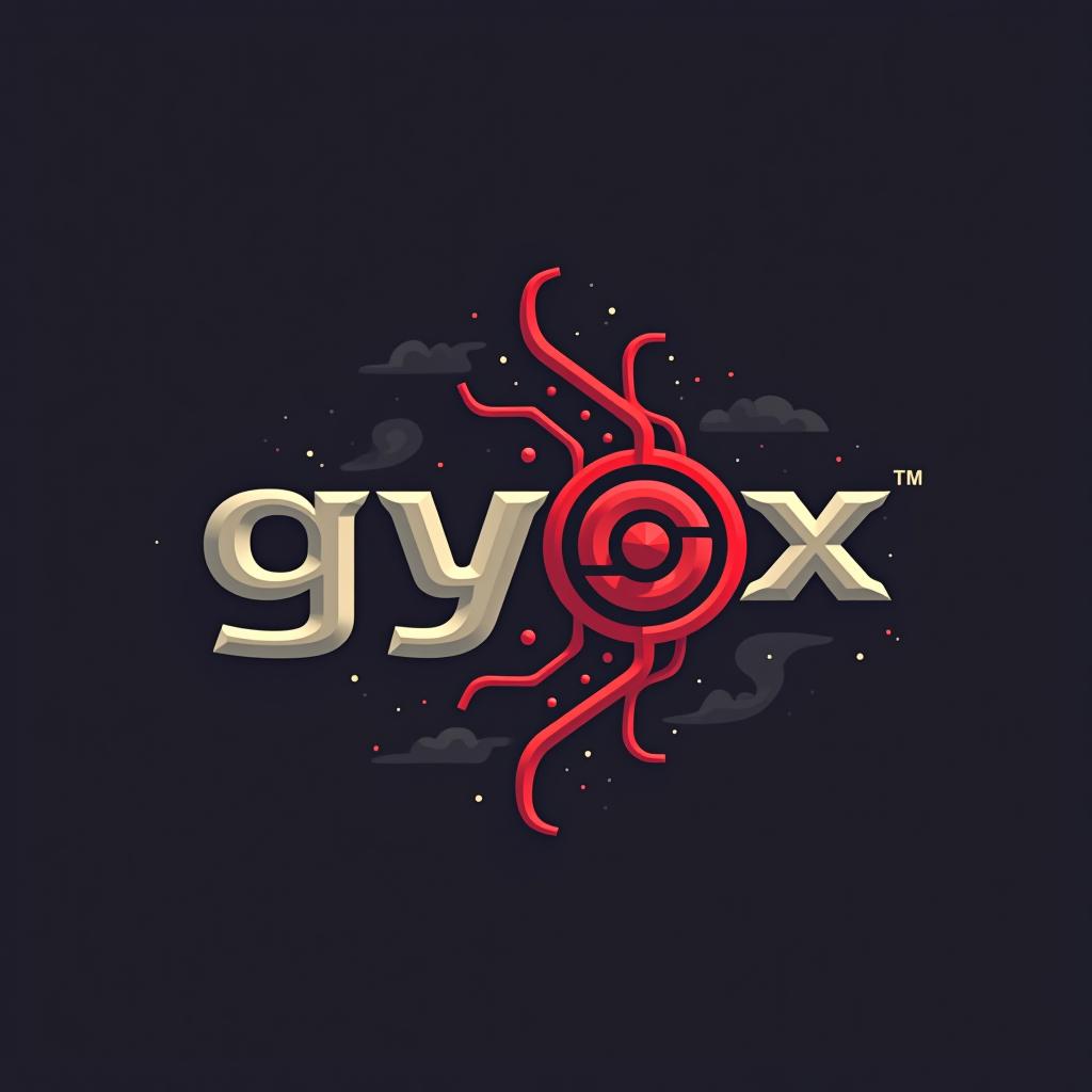  design a logo, , with the text 'gyox'.