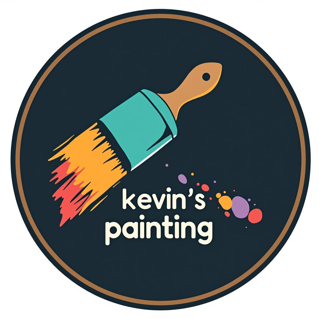  design a logo, in a minimalism style. painting service , with the text 'kevin’s painting '.