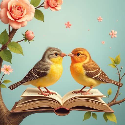  baby book with birds