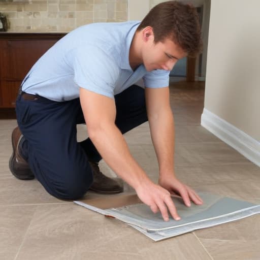 A generic local business related image of a person at work on Orlando Flooring & Installation