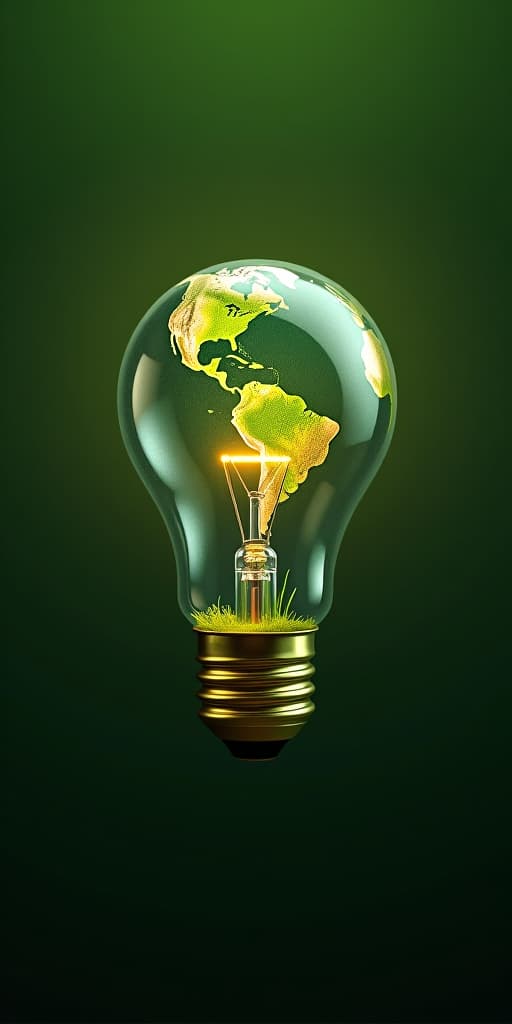  the world in an eco friendly light bulb, environment, globe, sustainability, planet, green energy