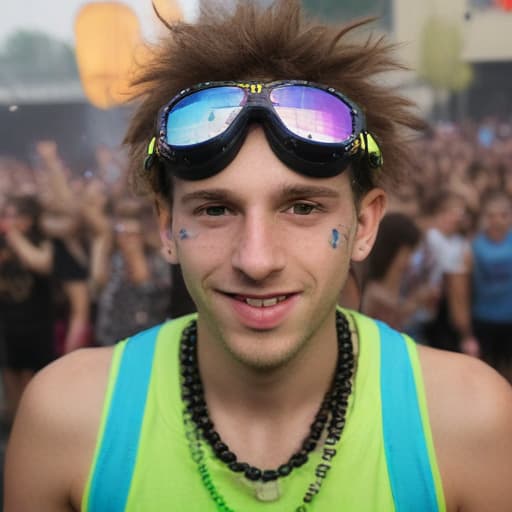 Verrückter Raver Crazy