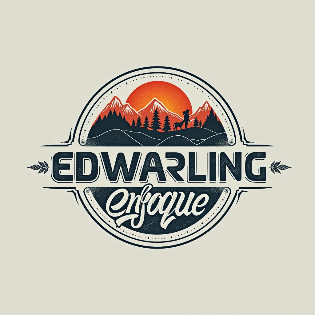  design a logo, , with the text 'edwarling enfoque '.