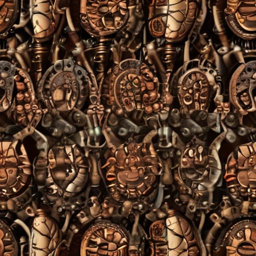 Mitochondria in Steampunk style