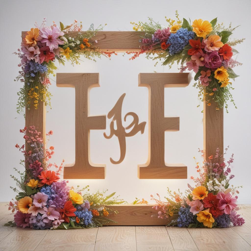 ((masterpiece)),(((best quality))), 8k, high detailed, ultra detailed, 3D depiction of '1st May' in a creative script font, illuminated with bright lights and festive summer colors, floating in mid air, surrounded by a wooden board with spring flowers, set on a pristine white background hyperrealistic, full body, detailed clothing, highly detailed, cinematic lighting, stunningly beautiful, intricate, sharp focus, f/1. 8, 85mm, (centered image composition), (professionally color graded), ((bright soft diffused light)), volumetric fog, trending on instagram, trending on tumblr, HDR 4K, 8K