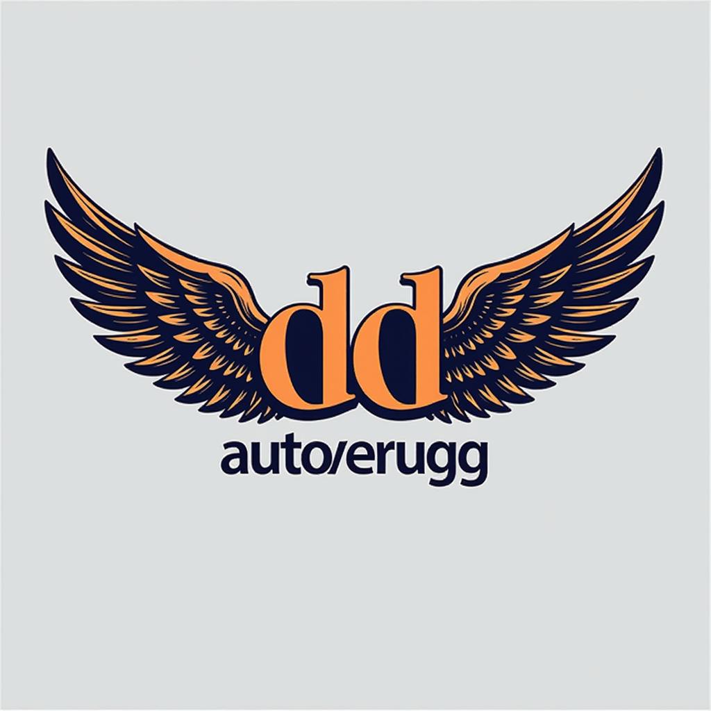  design a logo, flügel autovermietung , with the text 'dd autovermietung '.