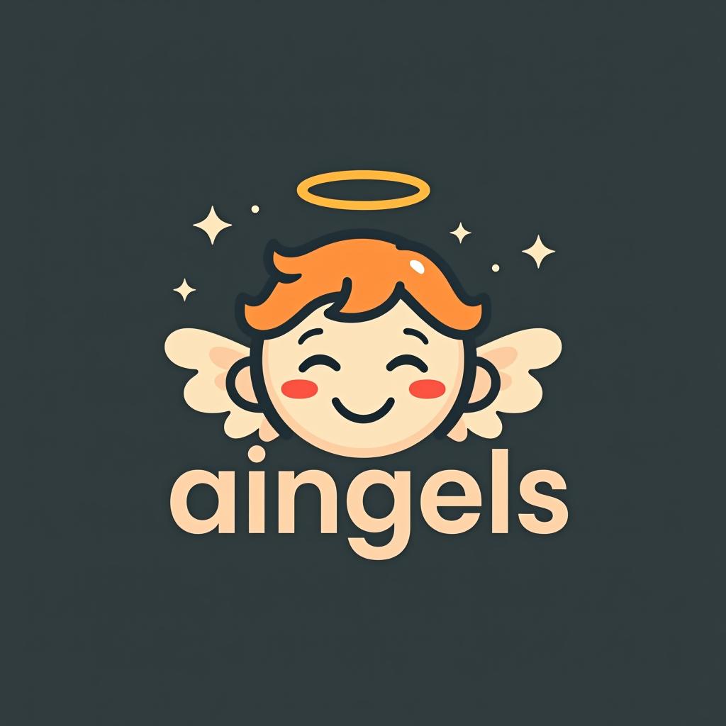  design a logo, レタータイプ形式のロゴ、美しい色、テキスト「smile angels」。, with the text 'スマイルエンジェルズ'.