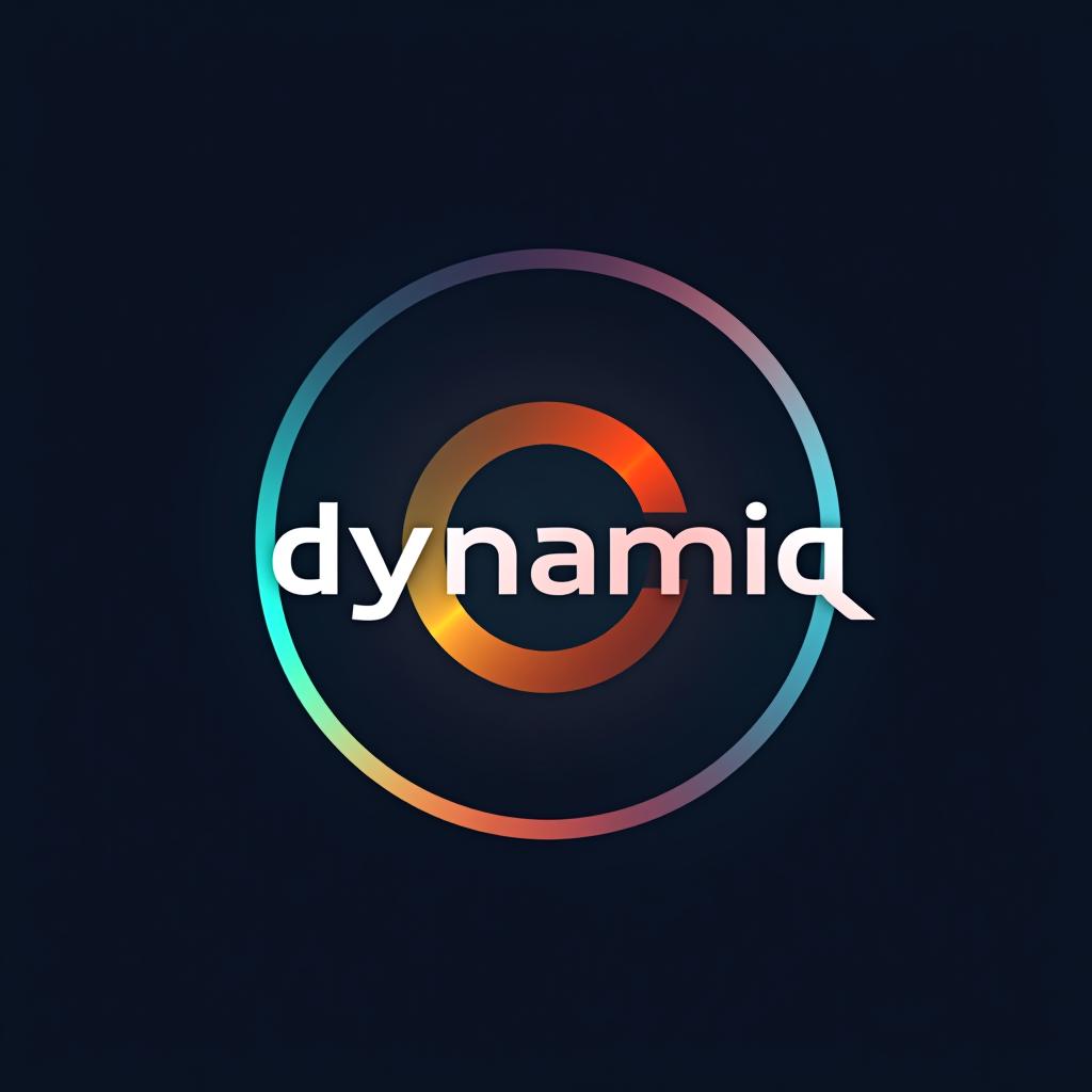  design a logo, représente la confiance le sport et l’innovation , with the text 'dynamiq'.