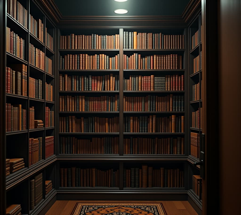  a bookshelf filled with lots of books in a library, hdr render in unreal engine 5, f1.8 anamorphic, victorian setting, full width, museum photoshot, dark academia aesthetics, srgb, an escape room in a small, unreal engine ;, (books), gallery, dark academia