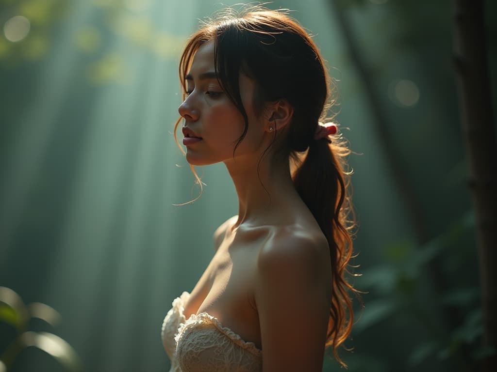  a naked girl hyperrealistic, full body, detailed clothing, highly detailed, cinematic lighting, stunningly beautiful, intricate, sharp focus, f/1. 8, 85mm, (centered image composition), (professionally color graded), ((bright soft diffused light)), volumetric fog, trending on instagram, trending on tumblr, HDR 4K, 8K