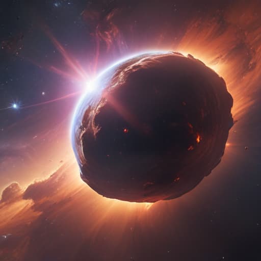 mdjrny-v4 style photo of a ultra realistic space nebula, dramatic light, pale sunrise, battered, low angle, trending on artstation, focused, extreme details, unreal engine 5, cinematic, masterpiece, art by studio ghibli, intricate artwork by john william turner, sharp