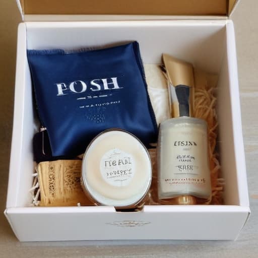 Posh face cream box