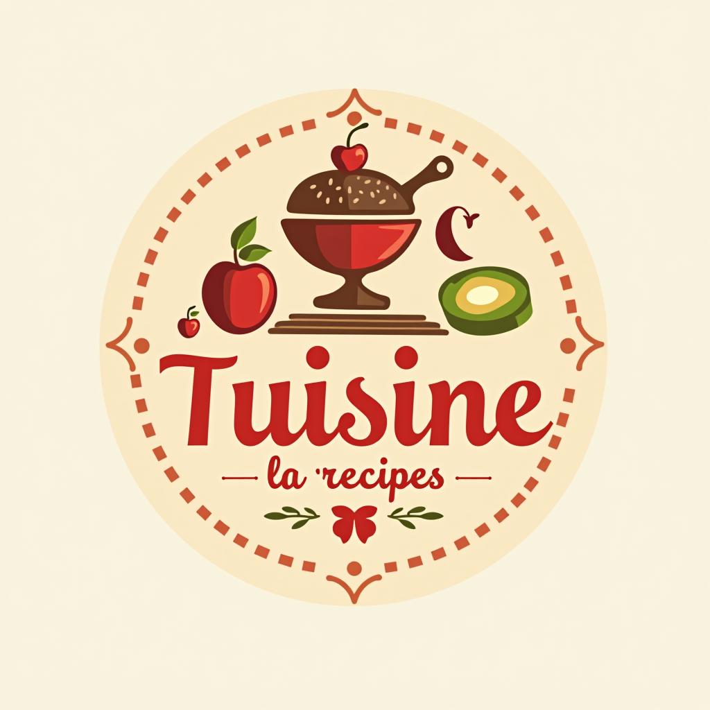  design a logo, en rapport avec la cuisine, les vidéos, les recettes, chaleureux, réconfortant, sans écriture avec des couleurs qui donne envie de cuisiner, assez élaboré