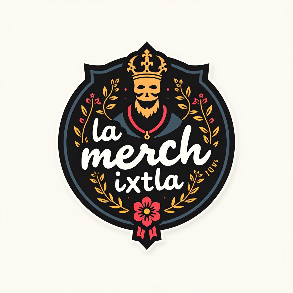  design a logo, logo para tienda de ropa de marca exclusiva , with the text 'la merch ixtla '.