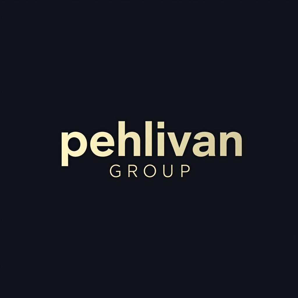  design a logo, , with the text 'pehlivan group'.