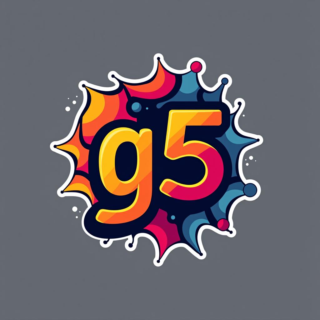  design a logo, , with the text 'g5'.