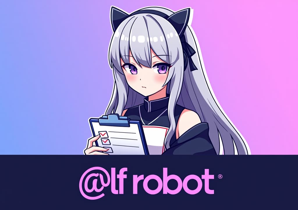  good quality, high quality, a profile picture for a telegram group management bot featuring emilia from re:zero. emilia is depicted with her silver hair and purple eyes, holding a stylized clipboard with a checklist. the background is a soft gradient of purple and blue, symbolizing efficiency and organization. the bottom features a banner poster design with the text "no.1 telegram group management bot @elf robot" in clean, modern font, with a bold border and subtle shadows for a striking, professional look.