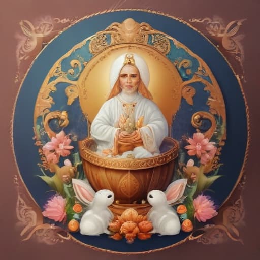 Happy orthodox Easter in Mythological style